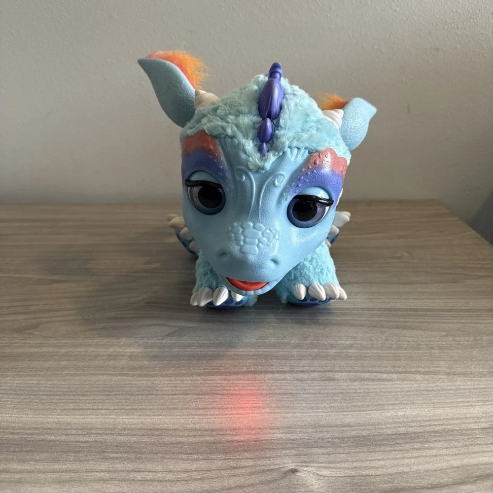 FurReal Friends Torch My Blazin'‎ Baby Dragon Light Sound Animated Pet Works